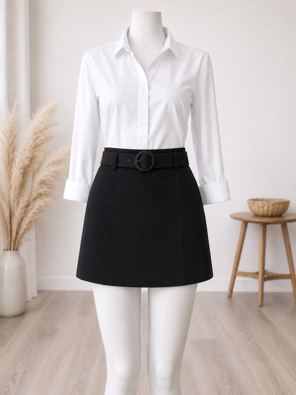 🛍️ 3 for $15 🛍️ Everything Must Go ✨ ZARA Black Skorts Tailored Size S
